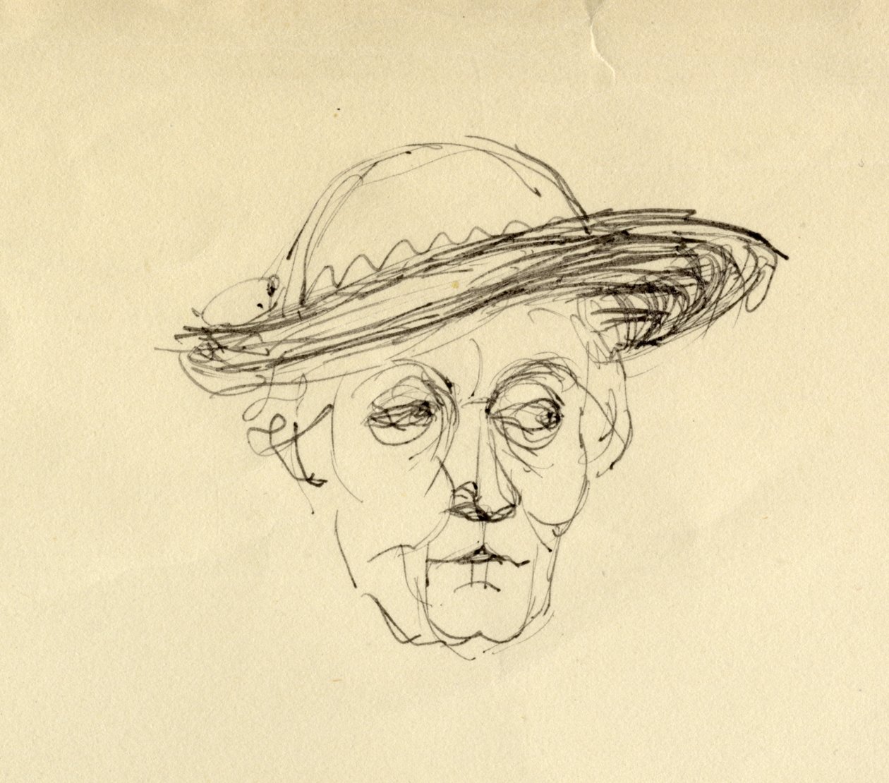 Kvinna i hatt, 1953. av Shirley Markham