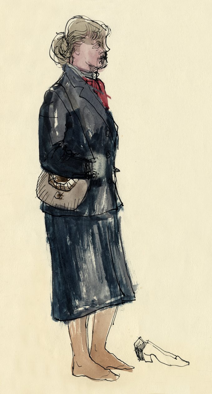 Kvinna i strumpor, 1953. av Shirley Markham