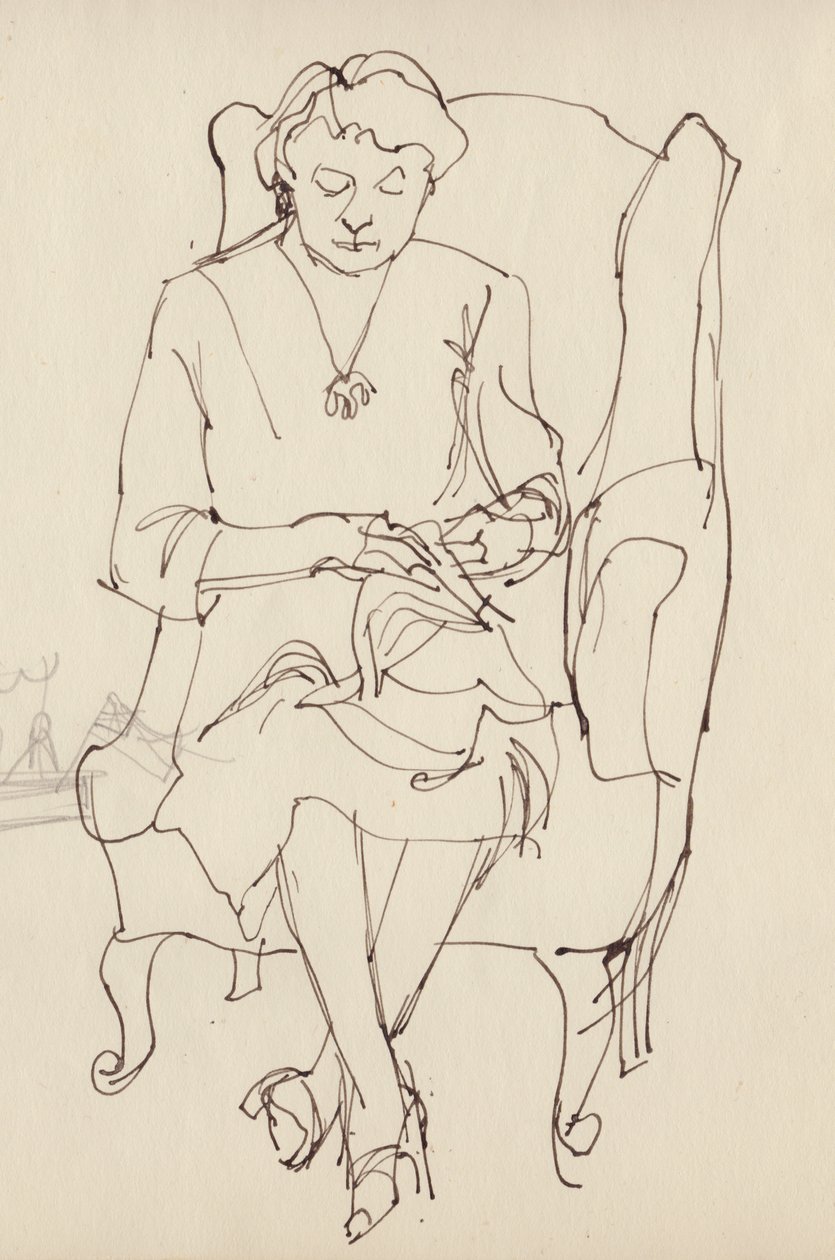 Kvinnorsömnad, c1950. av Shirley Markham