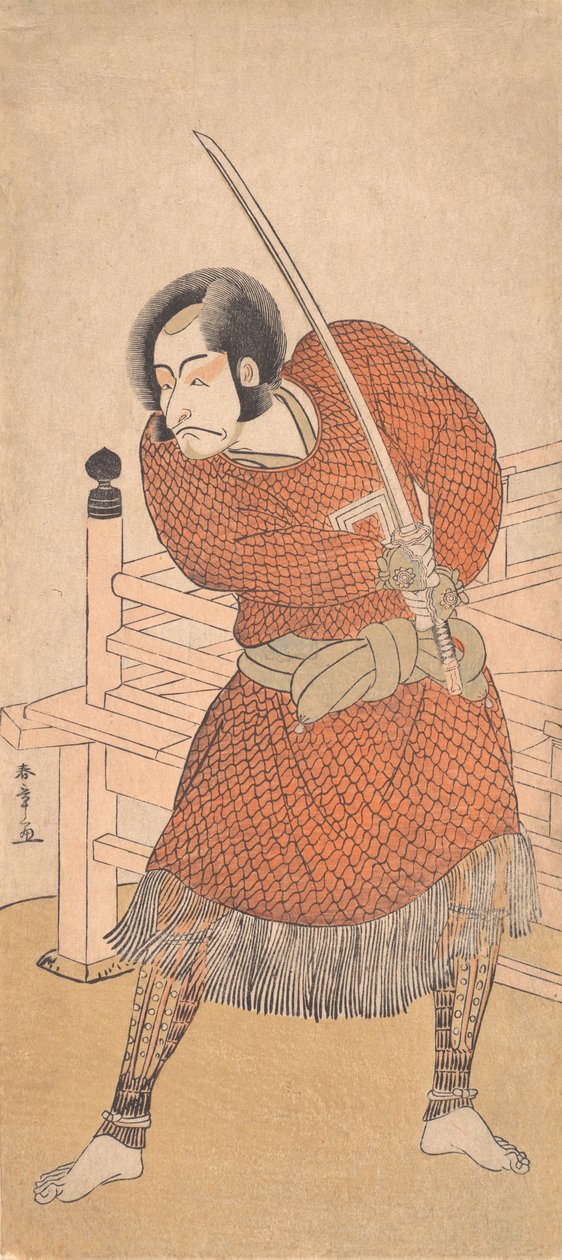 Danjuro V, i ringbrynje, 1786. av Shunsho