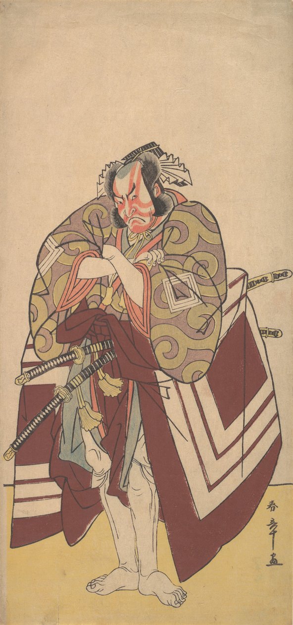 Kabuki Ac och r Ichikawa Danjuro V Medlem Lo, 11:e porten, 1779. av Shunsho