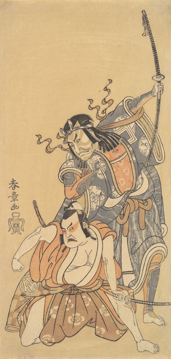 Wakamatsu byggdes 1769 och är dramats närmaste beskyddare. av Shunsho