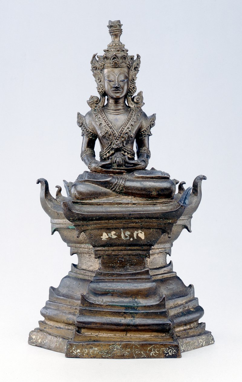 Buddha som helare, Lan Na-kultur (brons) av Siamese School