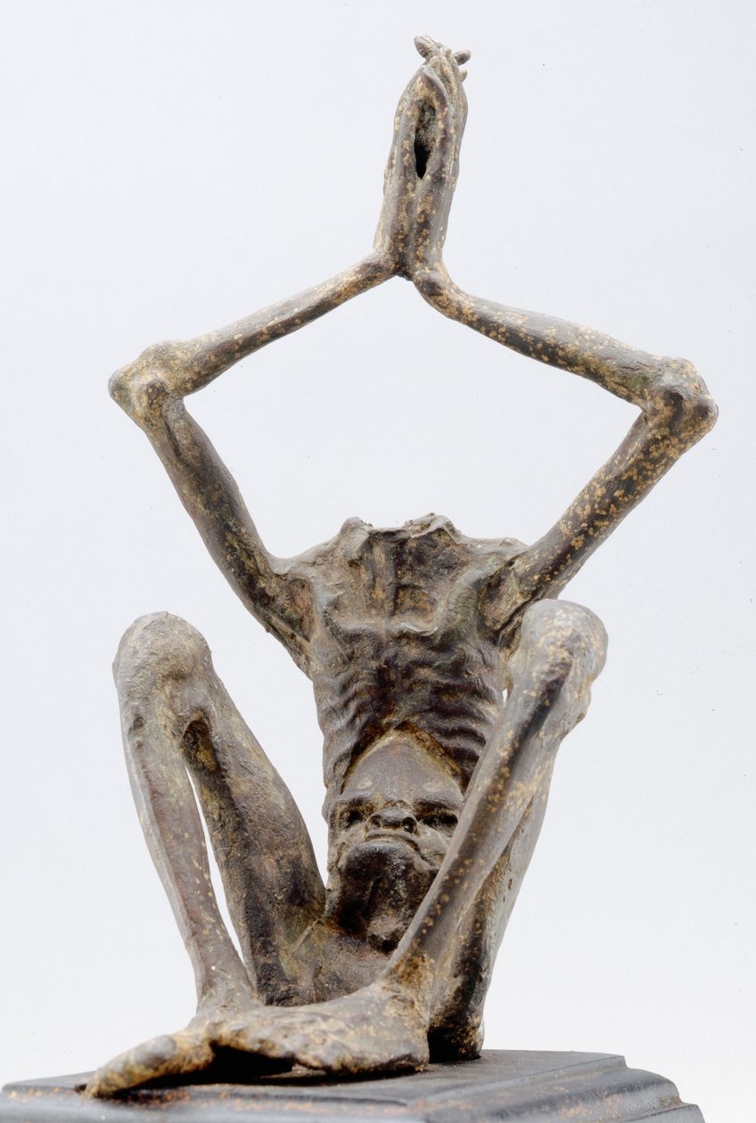 Bedande figur, Ayutthaya-kultur, ca 1750 (brons) av Siamese School