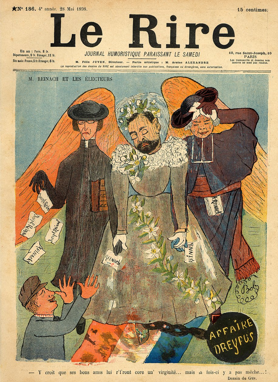 Karikatyr av Joseph Reinach, från framsidan av 