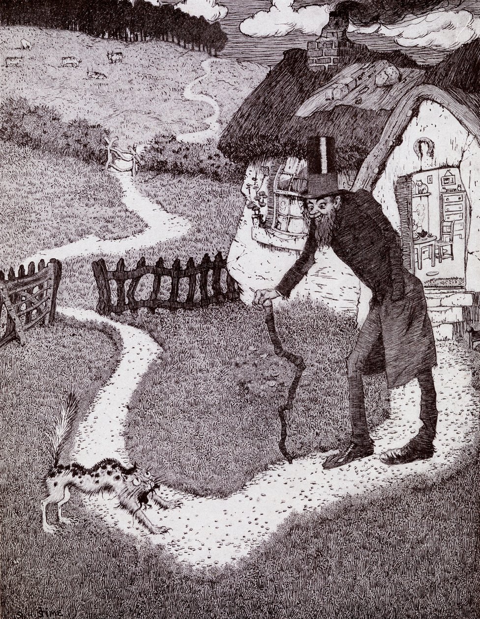 There Was A Crooked Man, från boken Princess Marie-Josés Childrens Book, publicerad 1916 av Sidney Herbert Sime