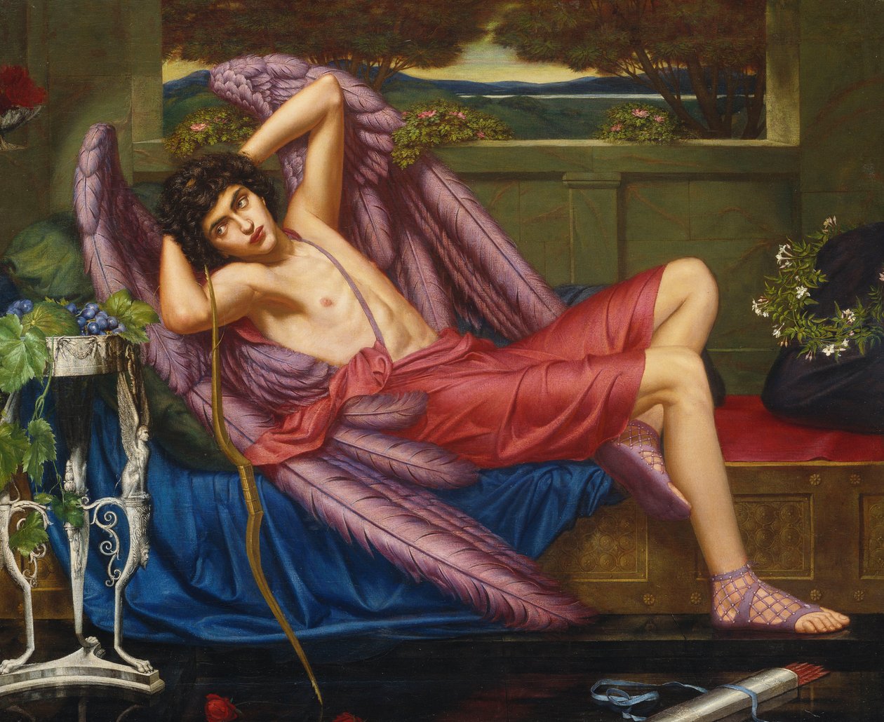 Love in Idleness (olja på duk) av Sidney Meteyard