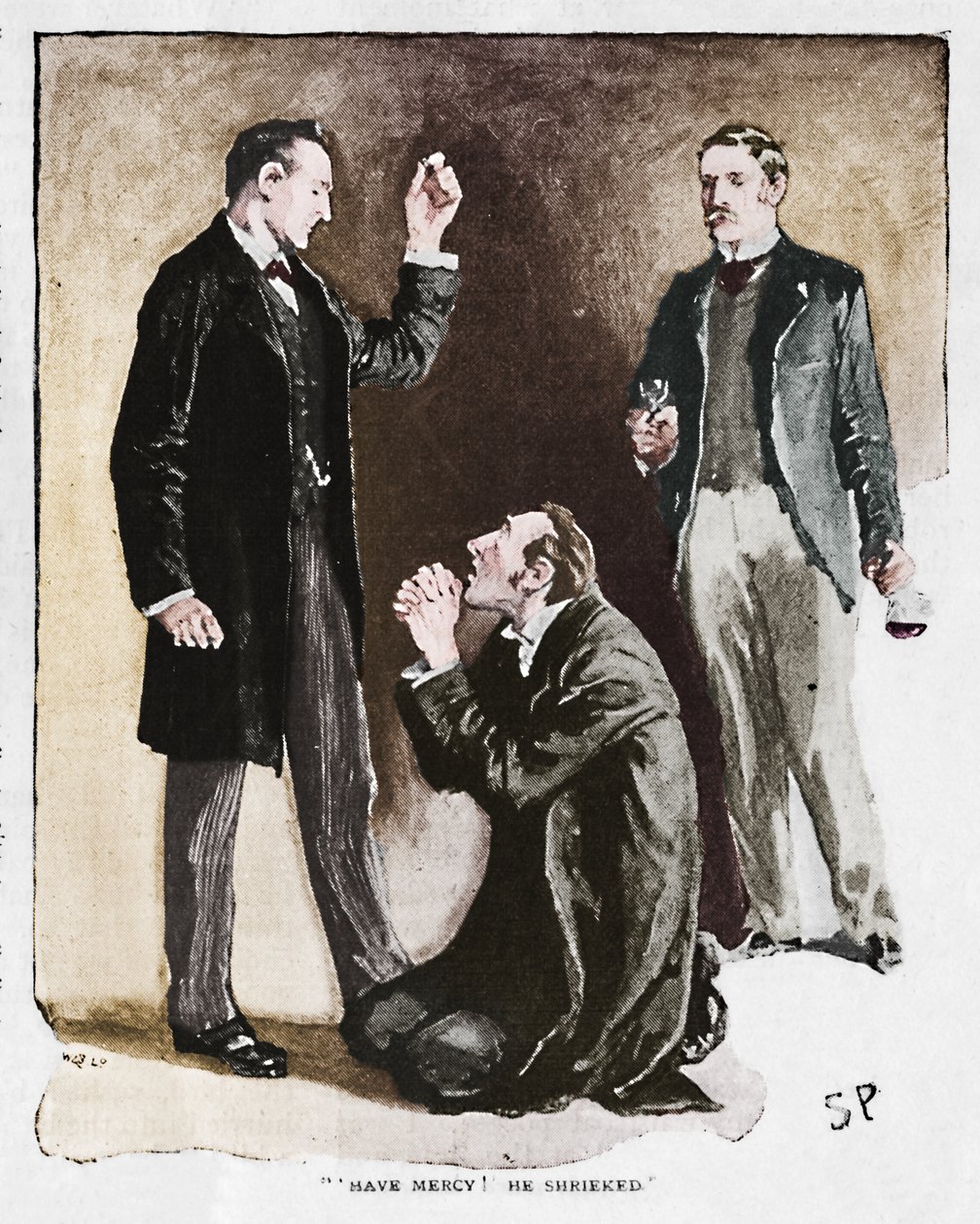 Ha barmhärtighet! Han skrek, 1892 av Sidney Paget