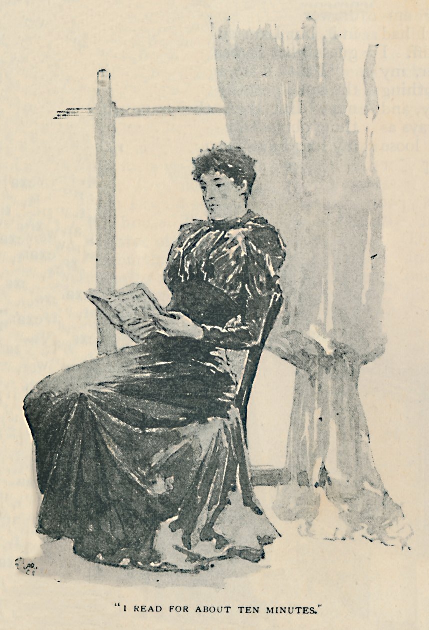 Jag läste i ungefär tio minuter, 1892 av Sidney Paget