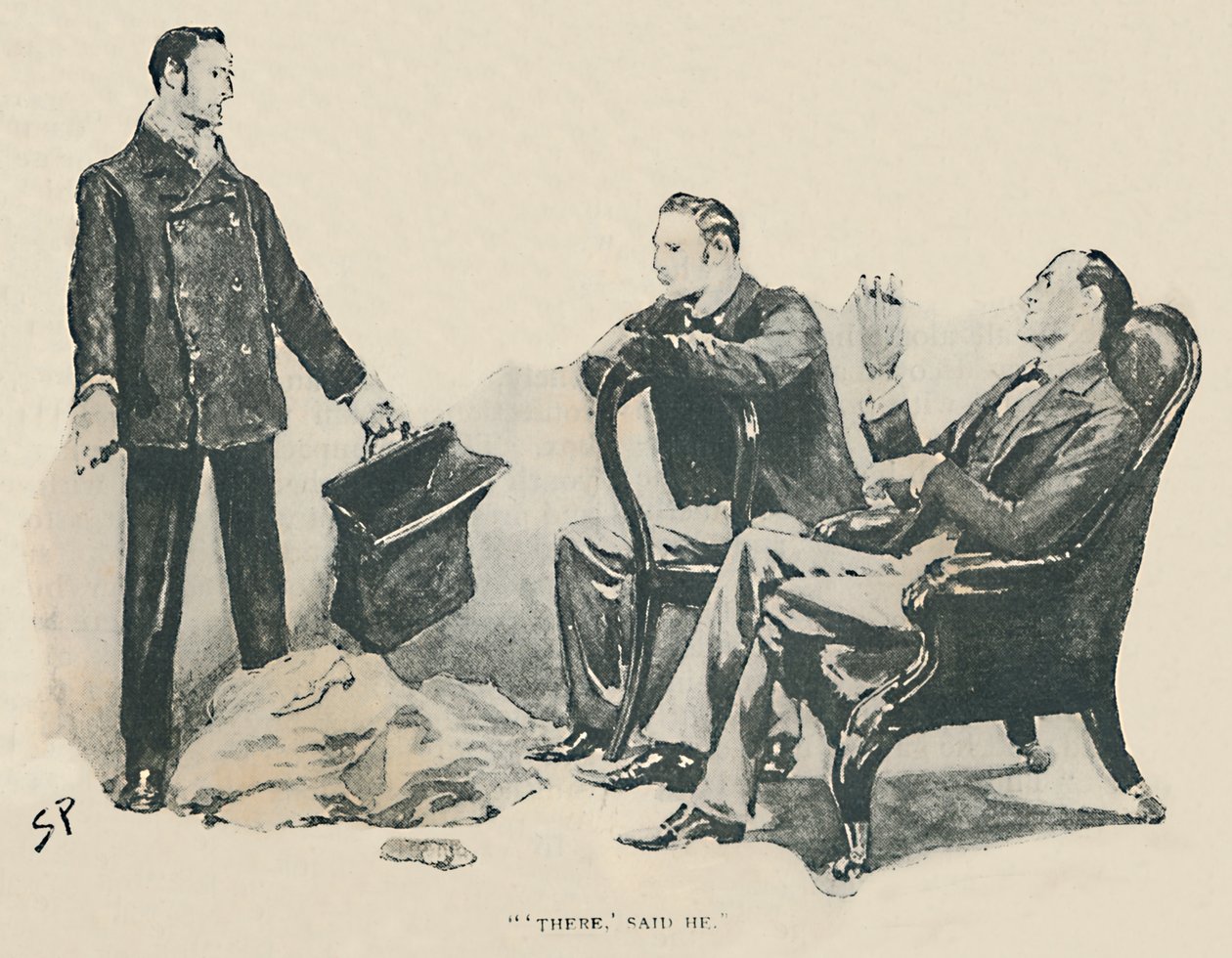 Där, sa han, 1892 av Sidney Paget