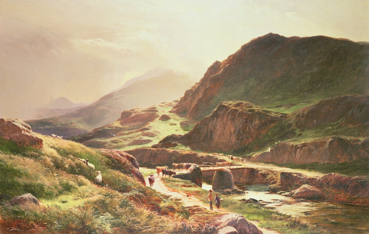 Höglandsscen av Sidney Richard Percy