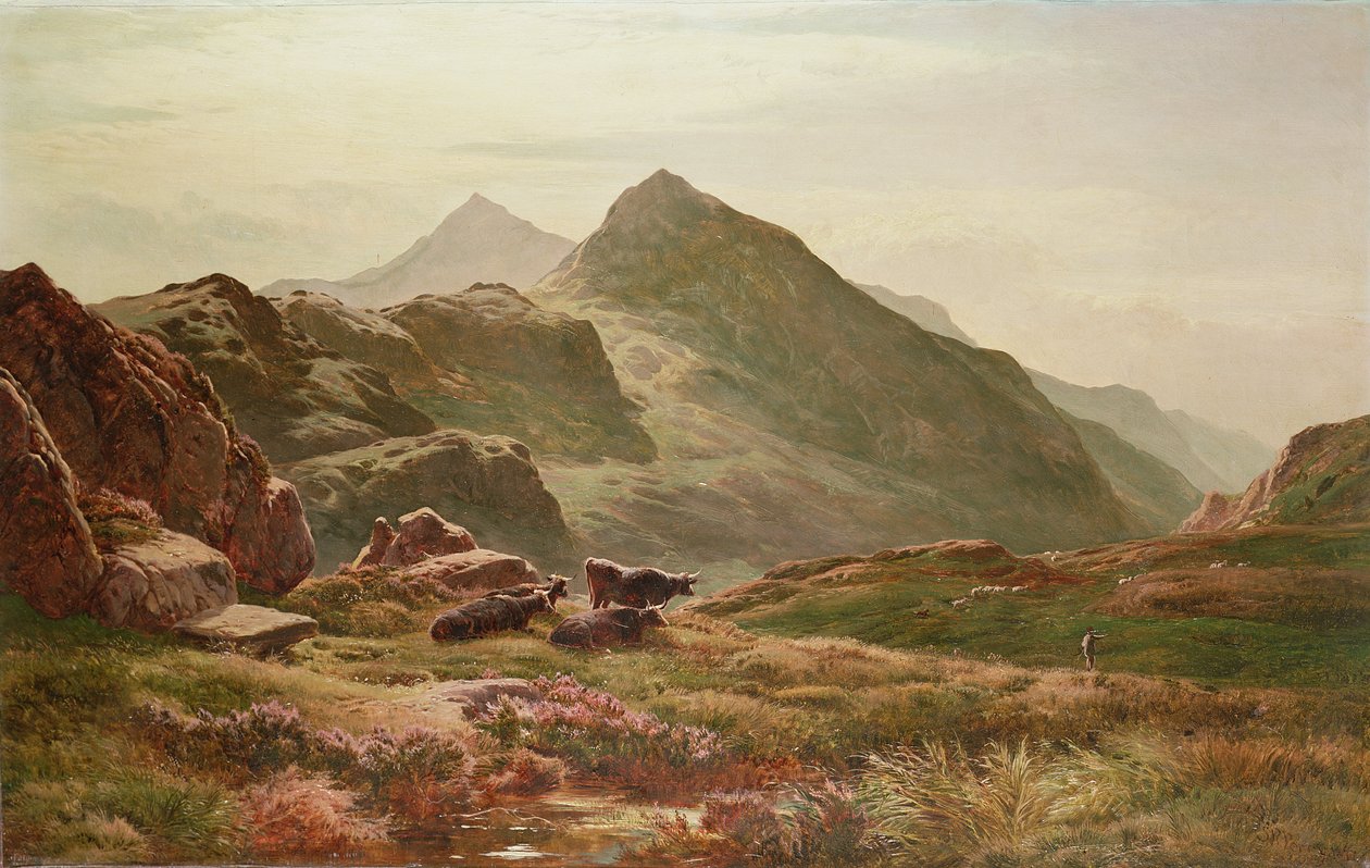 Höglandsscen av Sidney Richard Percy