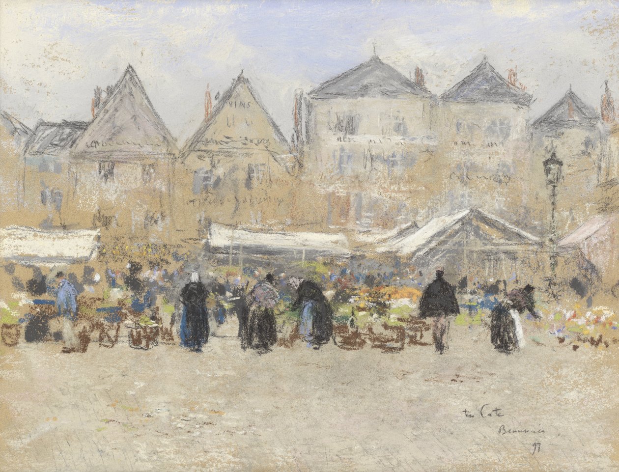 Marknad i Beauvais av Siebe Johannes ten Cate
