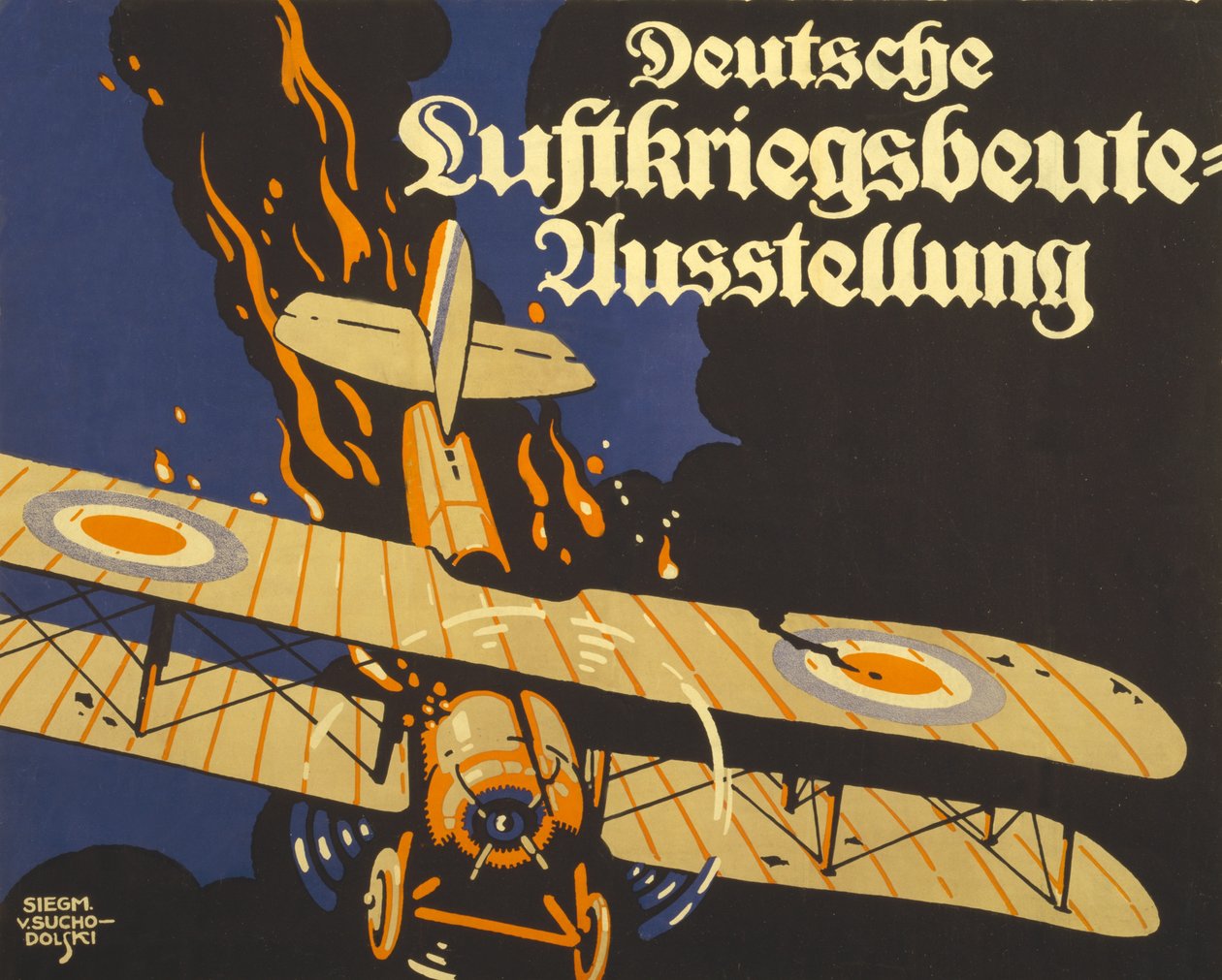 Utställning om tyska flygkrigsbyten av Siegmund von Suchodolski