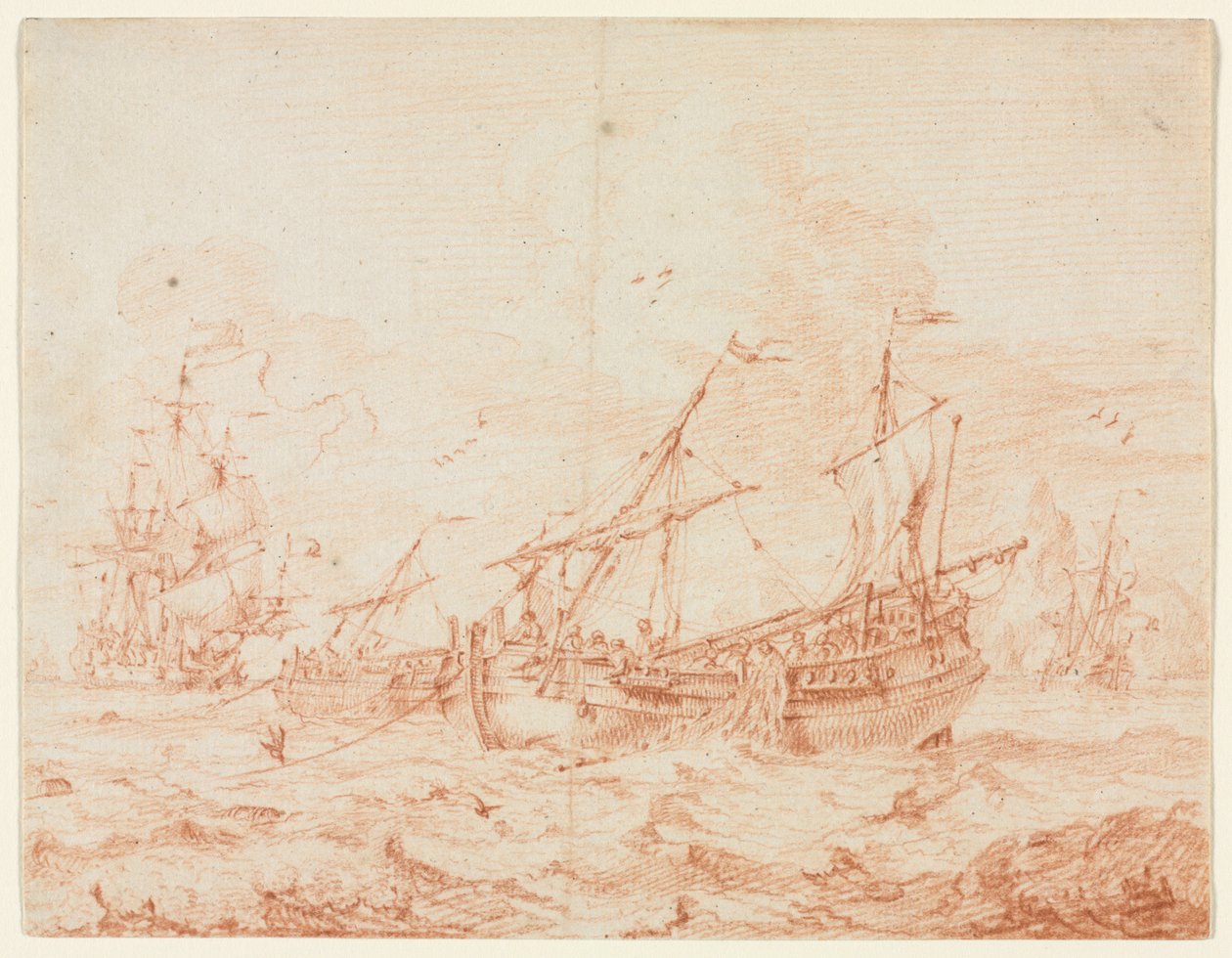 Sillbarken, första tredje 1700-talet. av Sieuwert van der Meulen