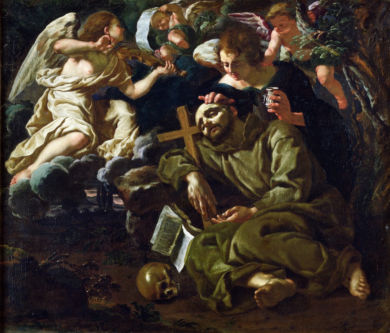 Den helige Franciskus extas av Sigismondo Coccapani