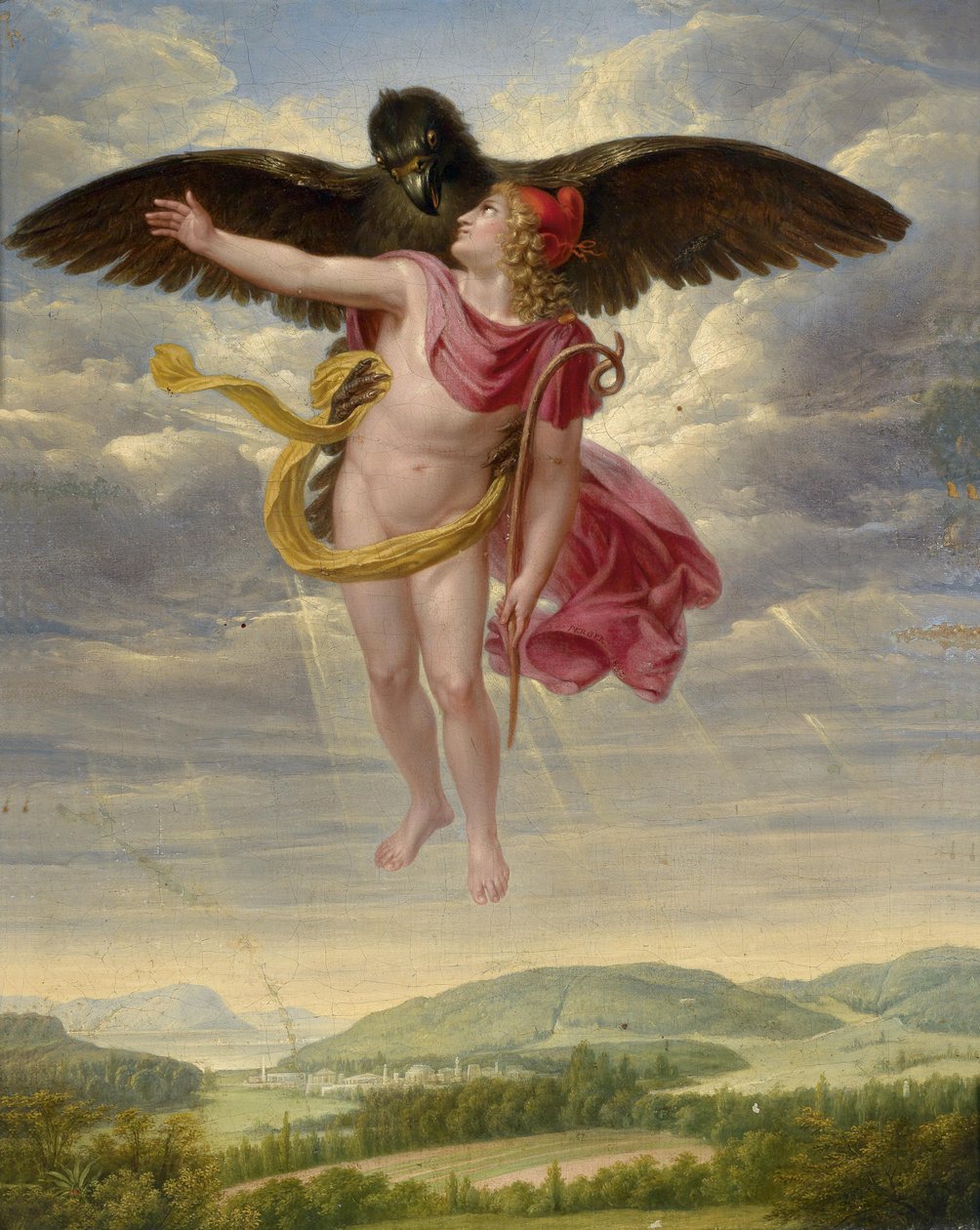 Bortförandet av Ganymedes av Sigmund Ferdinand Ritter von Perger