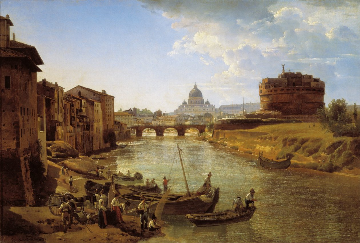 New Rome. The Castle of S.Angelo av Silvestr Fedosievich Shchedrin