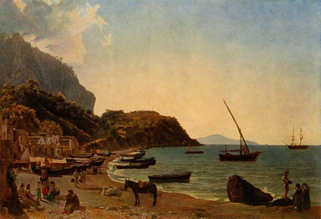 "The Great Bay of Sorrento", 1827-1828, 1965. av Sil