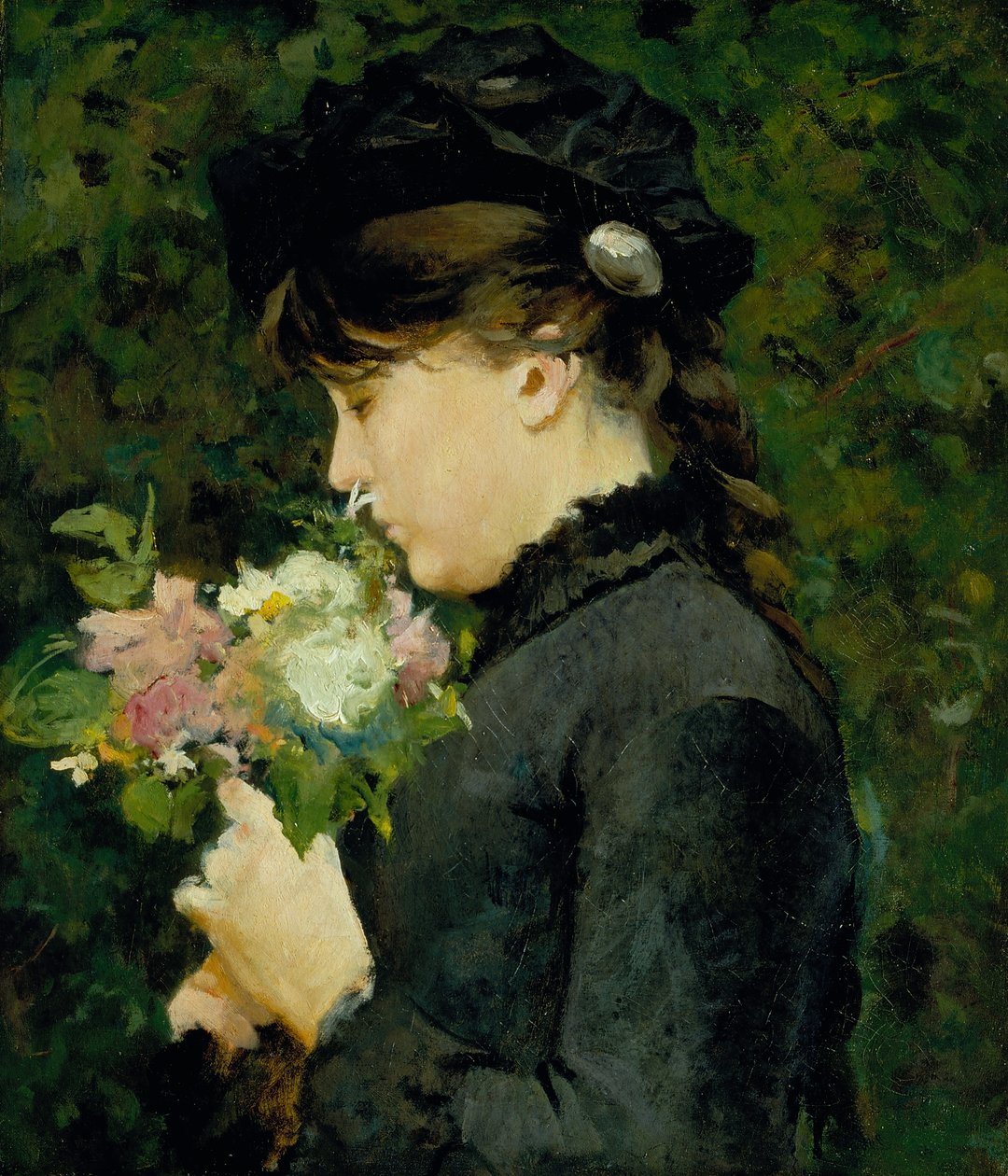 Porträtt av Eleonora Tommasi, ca 1884-85 (olja på duk) av Silvestro Lega