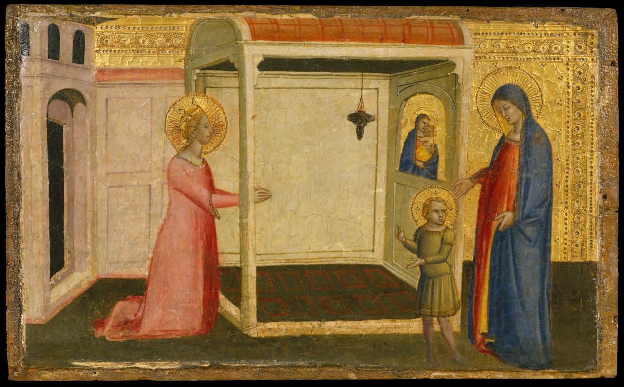 Visionen av Saint Catherine of Alexandria, andra hälften av 1300-talet. av Silvestro dei Gherarducci