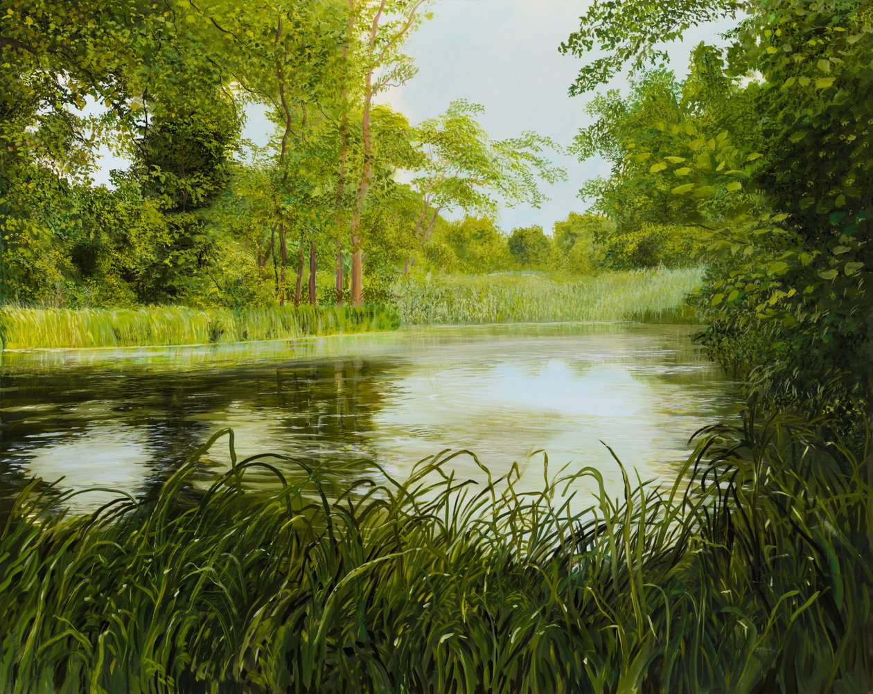 Idyll am Fluss av Silvian Sternhagel