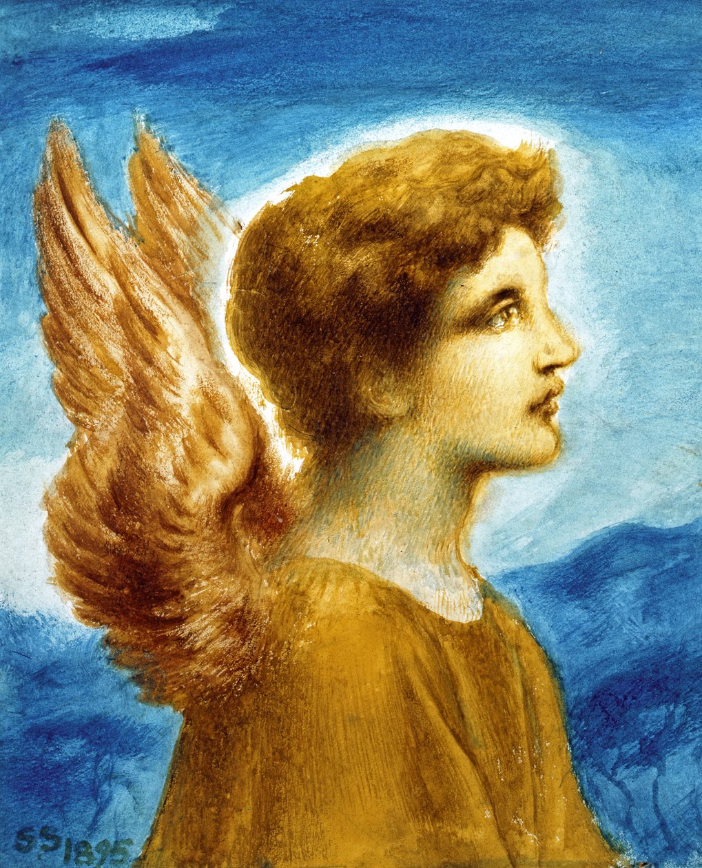 Ängelpojke, 1895 av Simeon Solomon