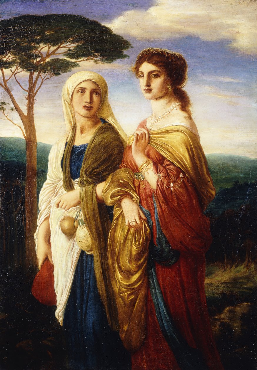 Judith och hennes skötare, 1867 av Simeon Solomon