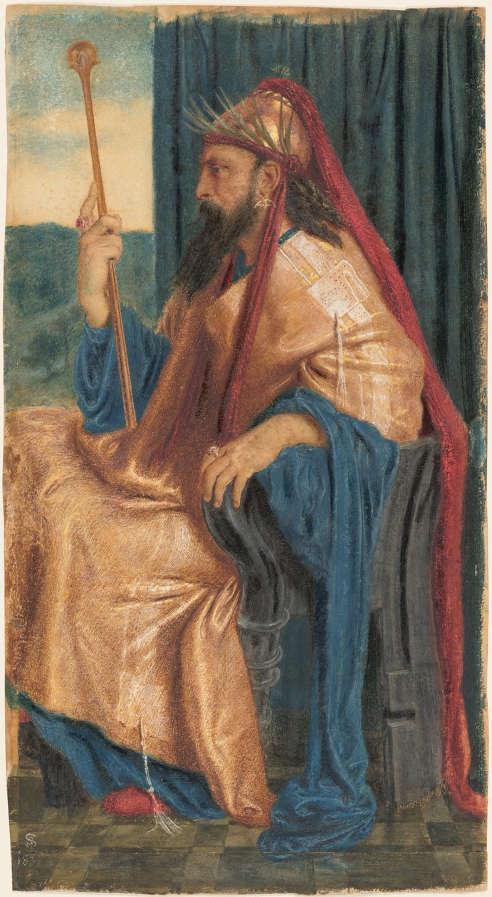 Kung Salomo av Simeon Solomon