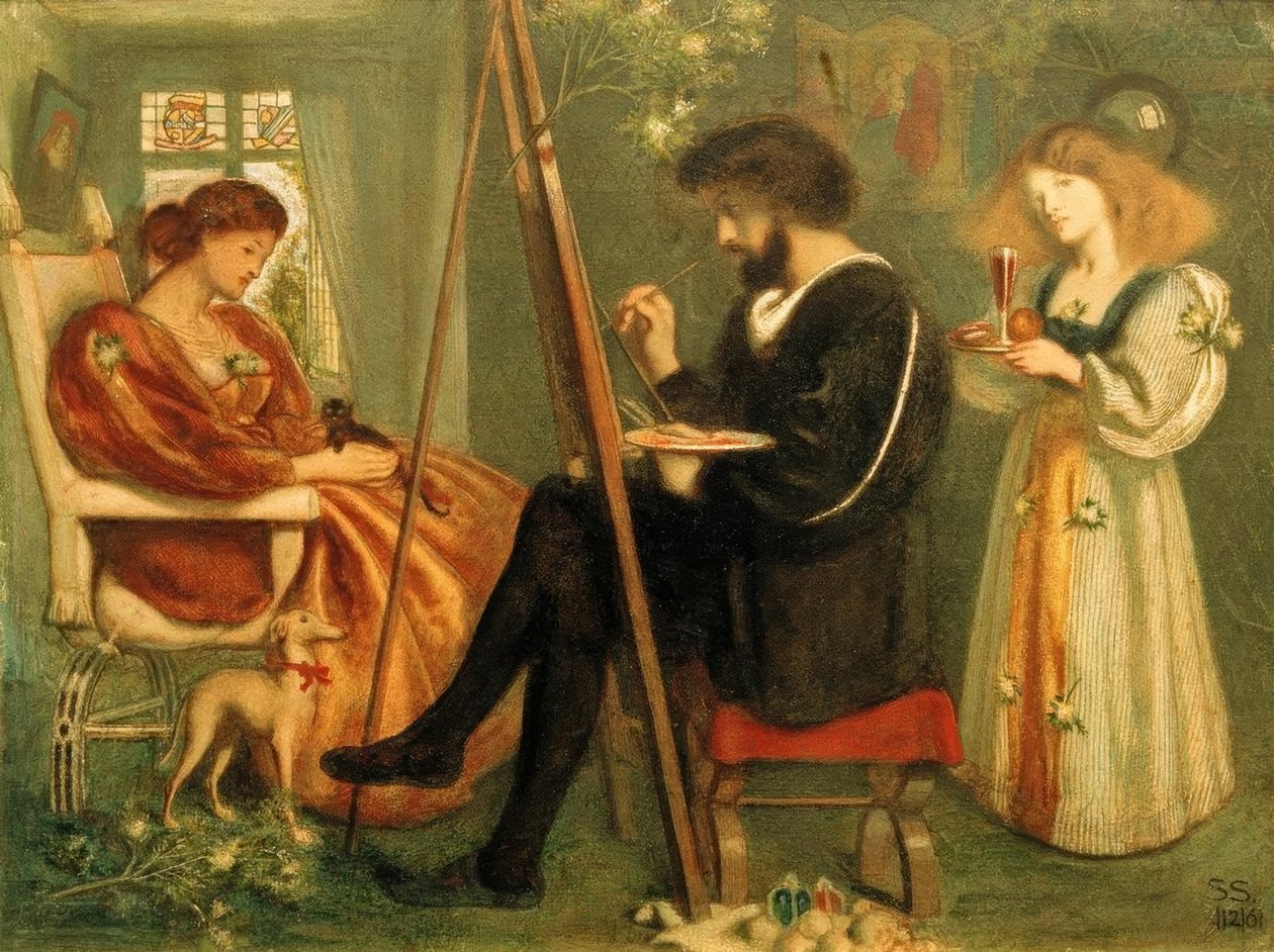 Målarens glädje av Simeon Solomon