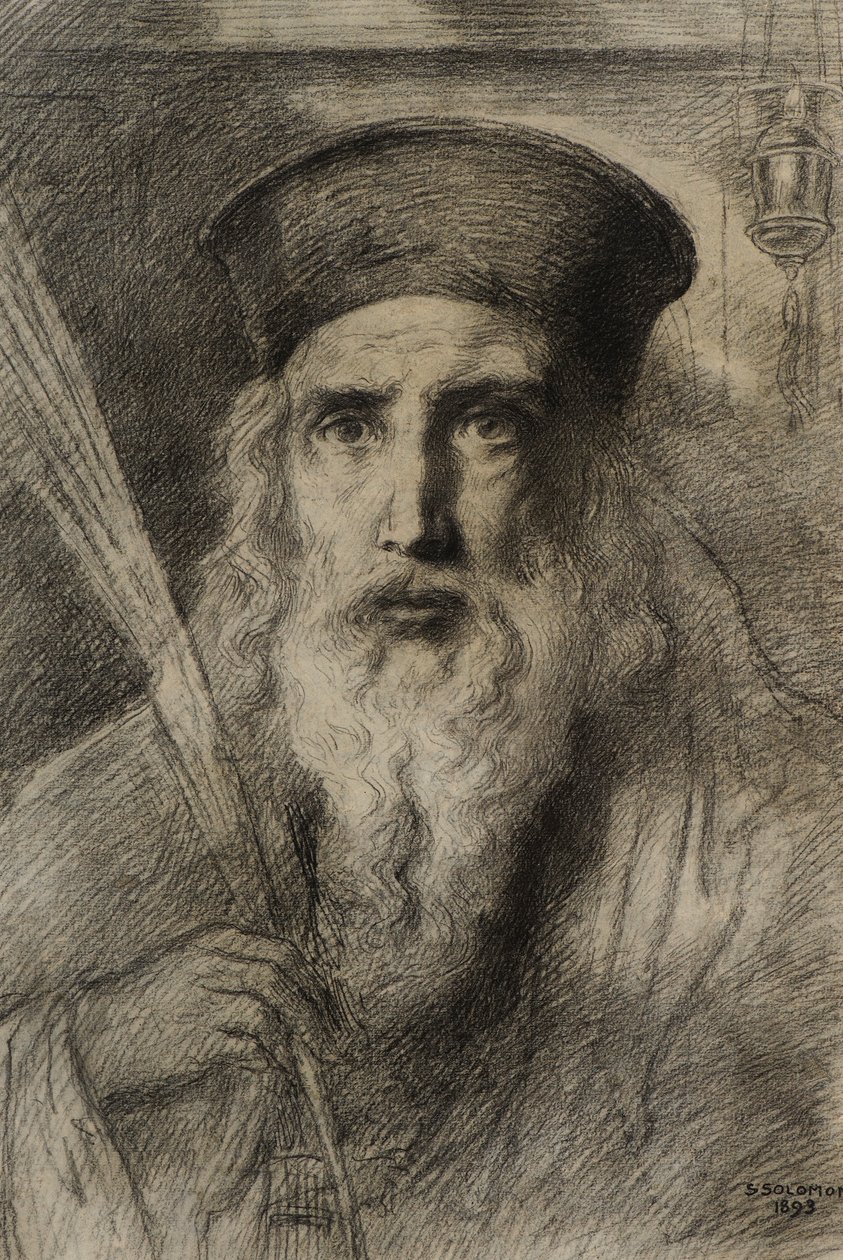 Rabbinen av Simeon Solomon
