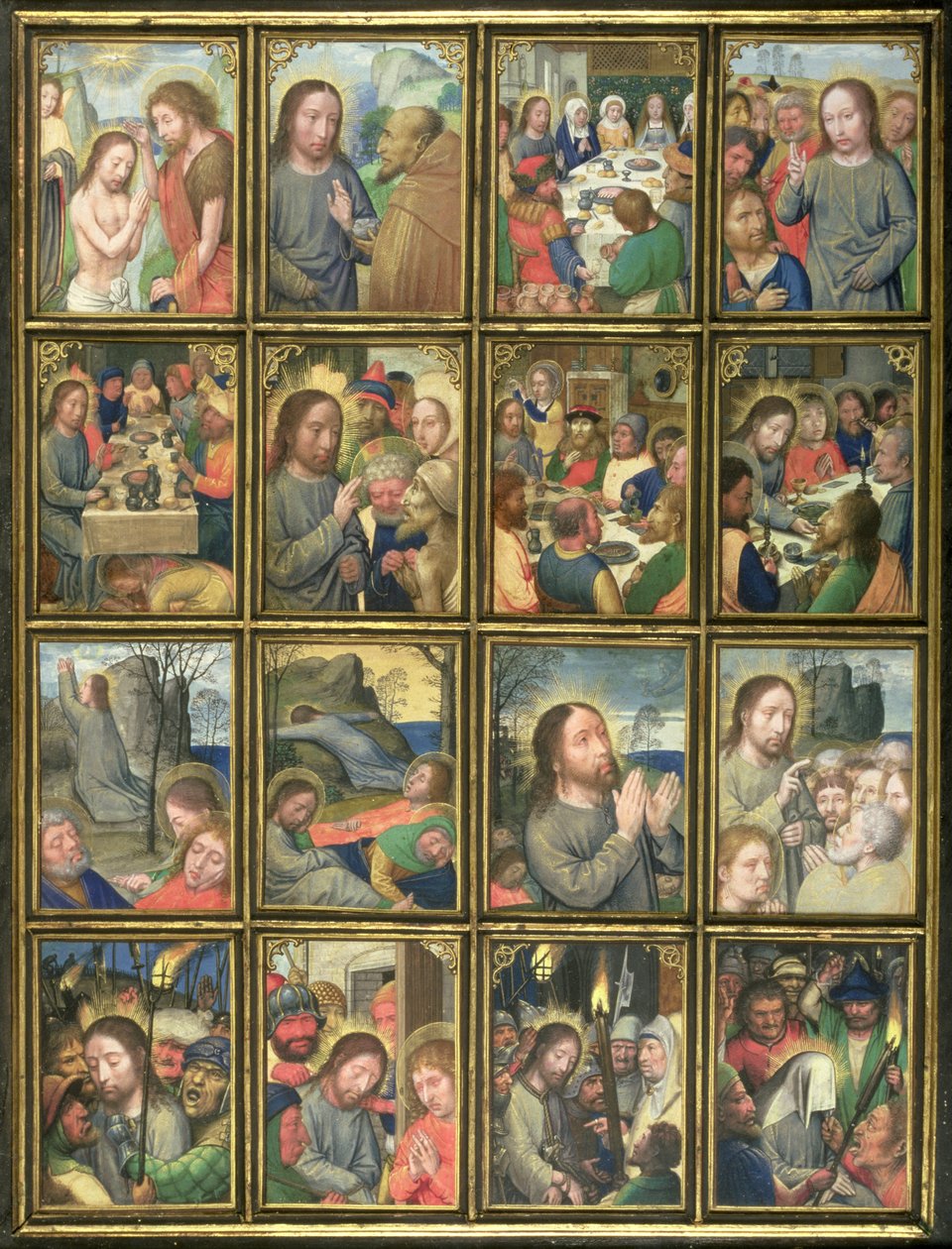 Kristi liv, från "Stein Quadriptych" av Simon Bening