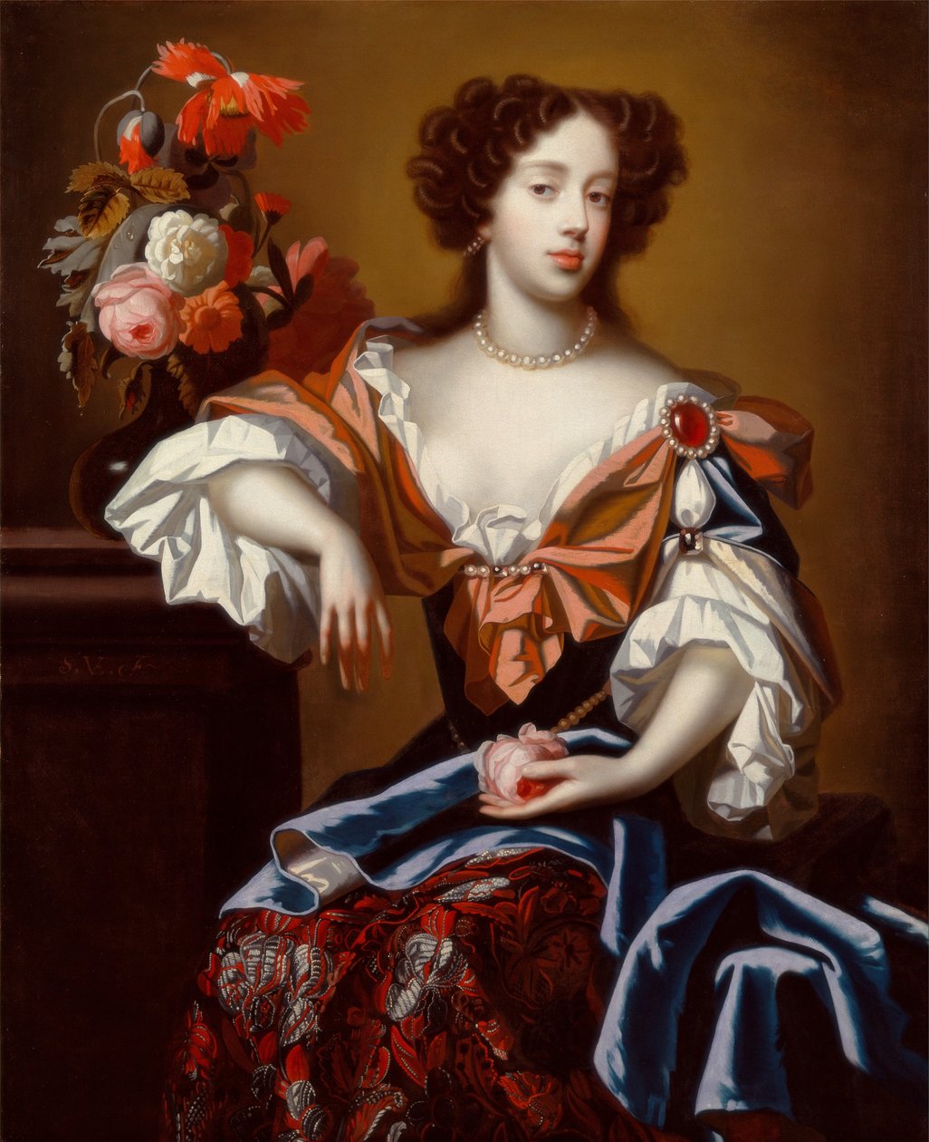 Mary of Modena av Simon Peeterz Verelst