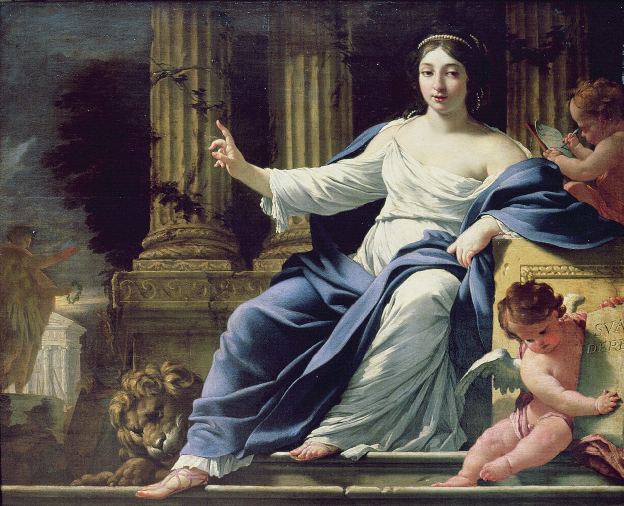 Polymnia, vältalighetens musa av Simon Vouet