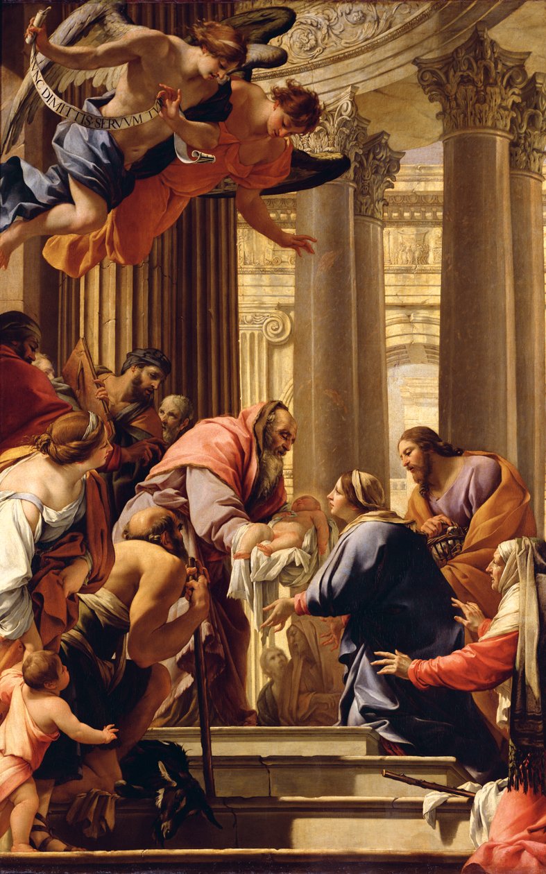 Presentation i templet av Simon Vouet