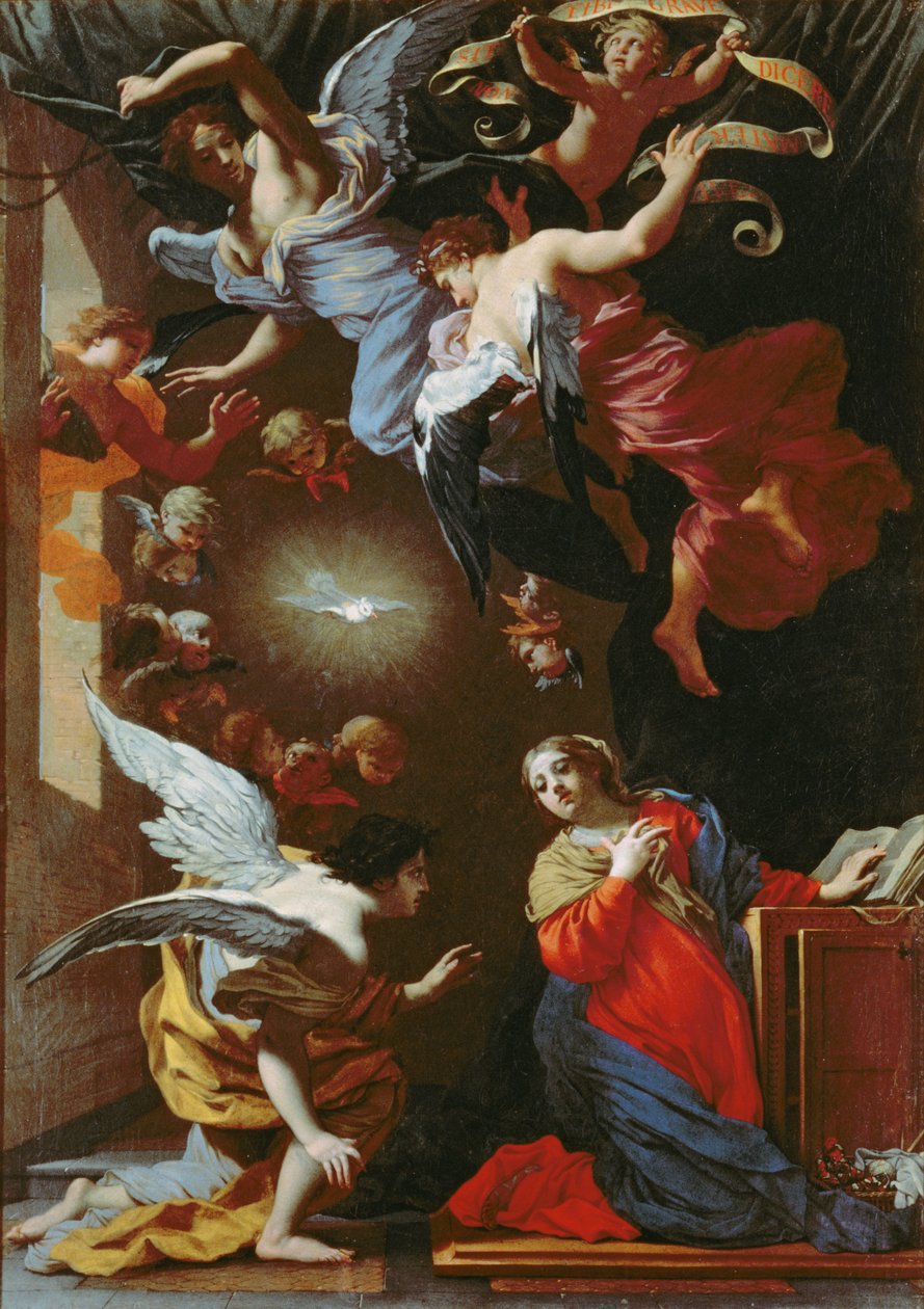 Förkunnelsen, ca 1650-60 av Simon Vouet