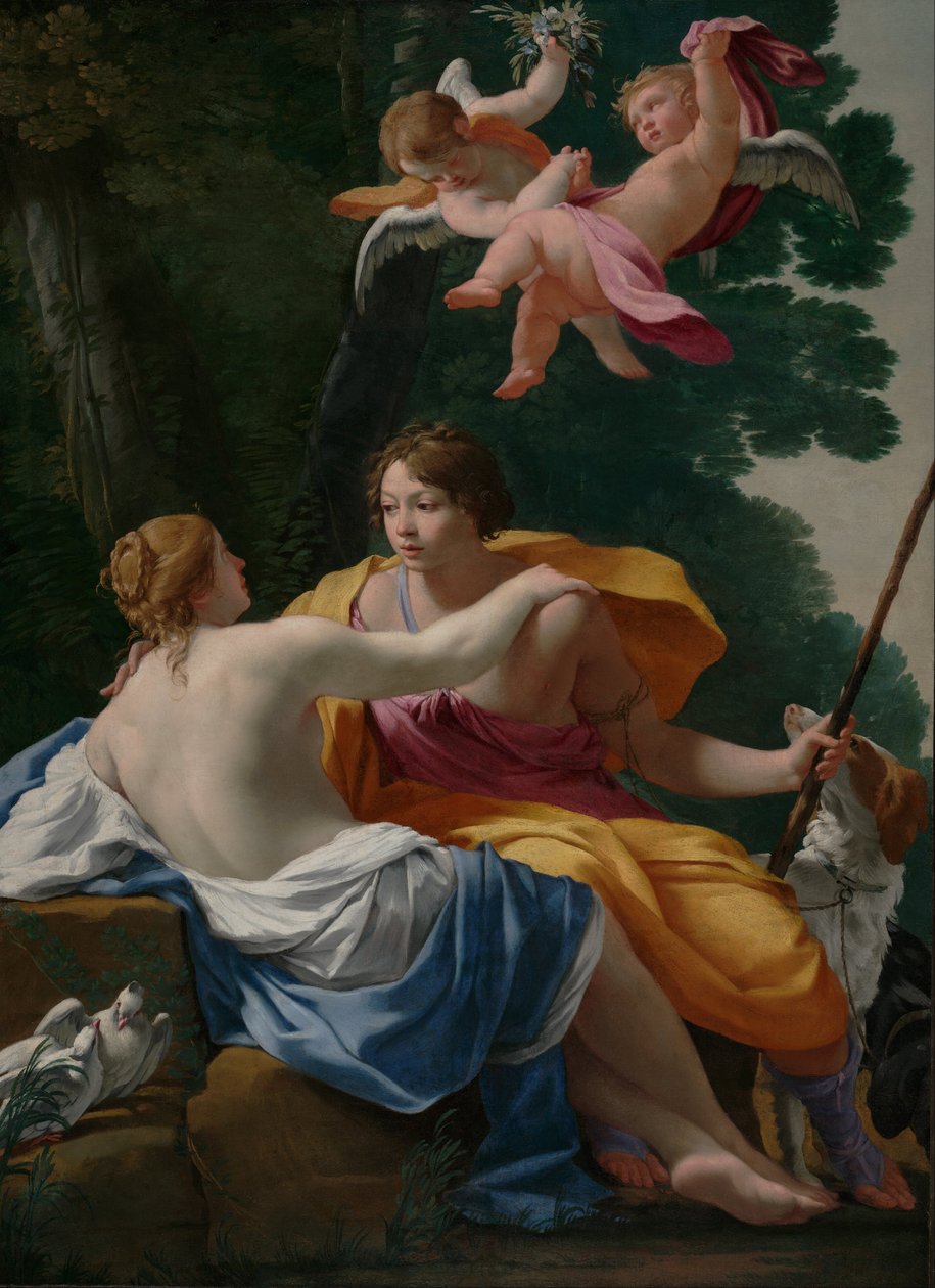 Venus and Adonis av Simon Vouet