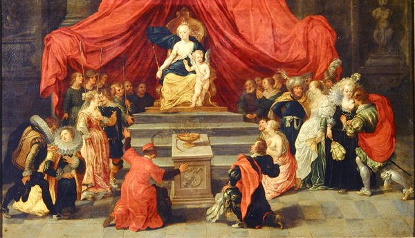 Homage till Venus av Simon de Vos