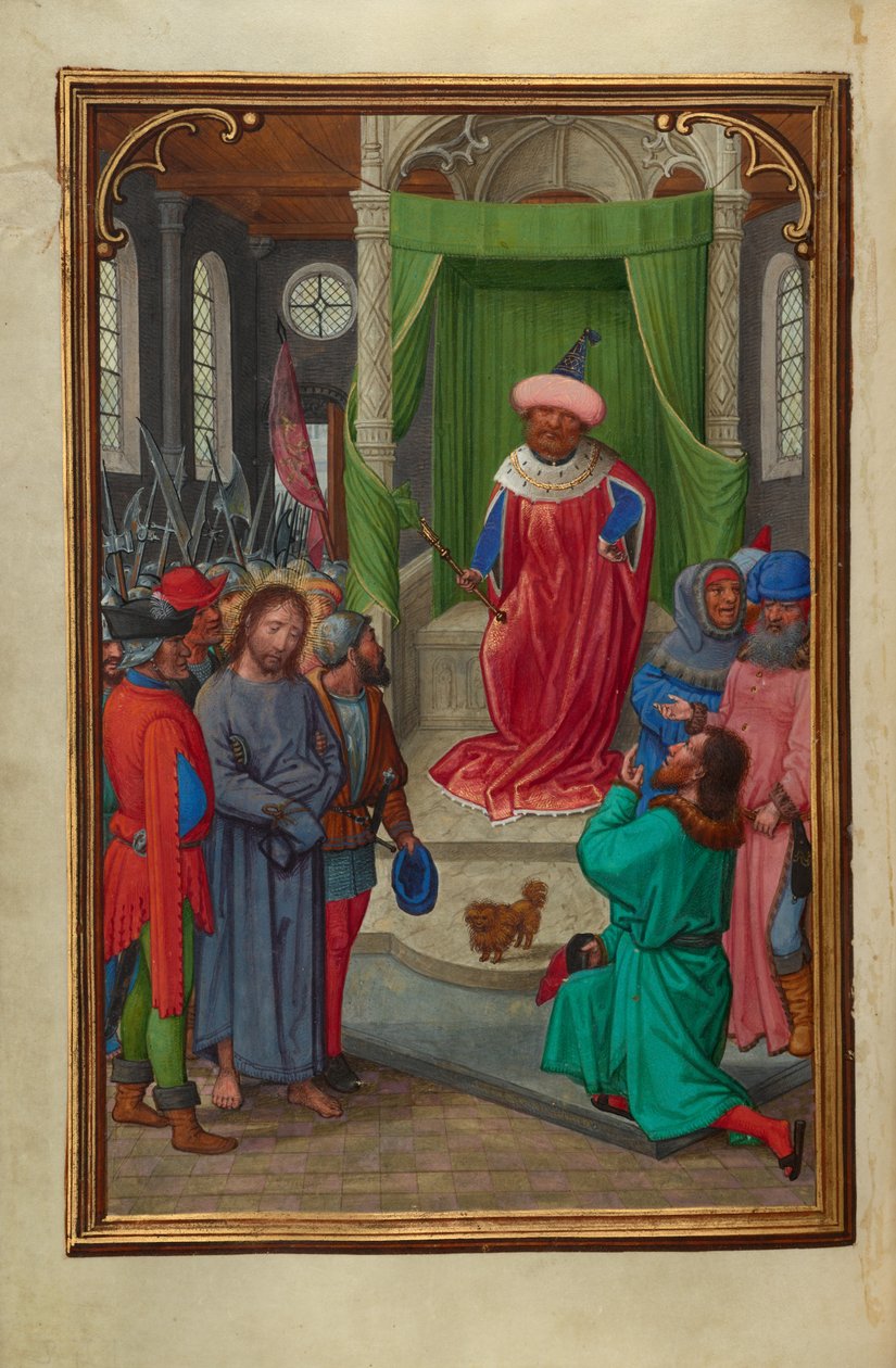 Kristus inför Herodes av Simon Bening