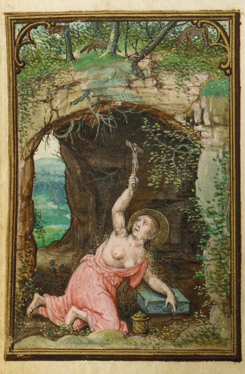 Folio från en miniatyrbok med timmar, användning av Rom, Brygge, 1530-35 av Simon Bening