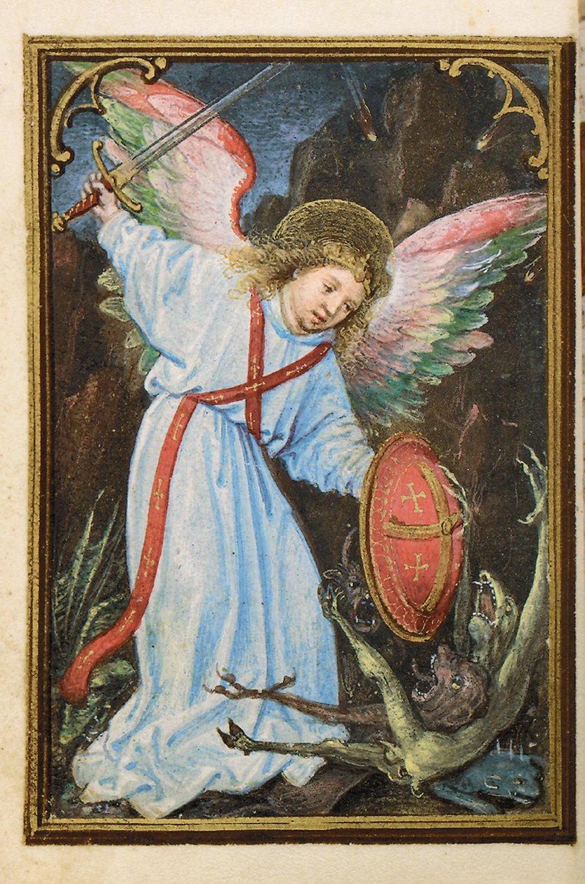 Folio från en miniatyrbok med timmar, användning av Rom, Brygge, 1530-35 av Simon Bening