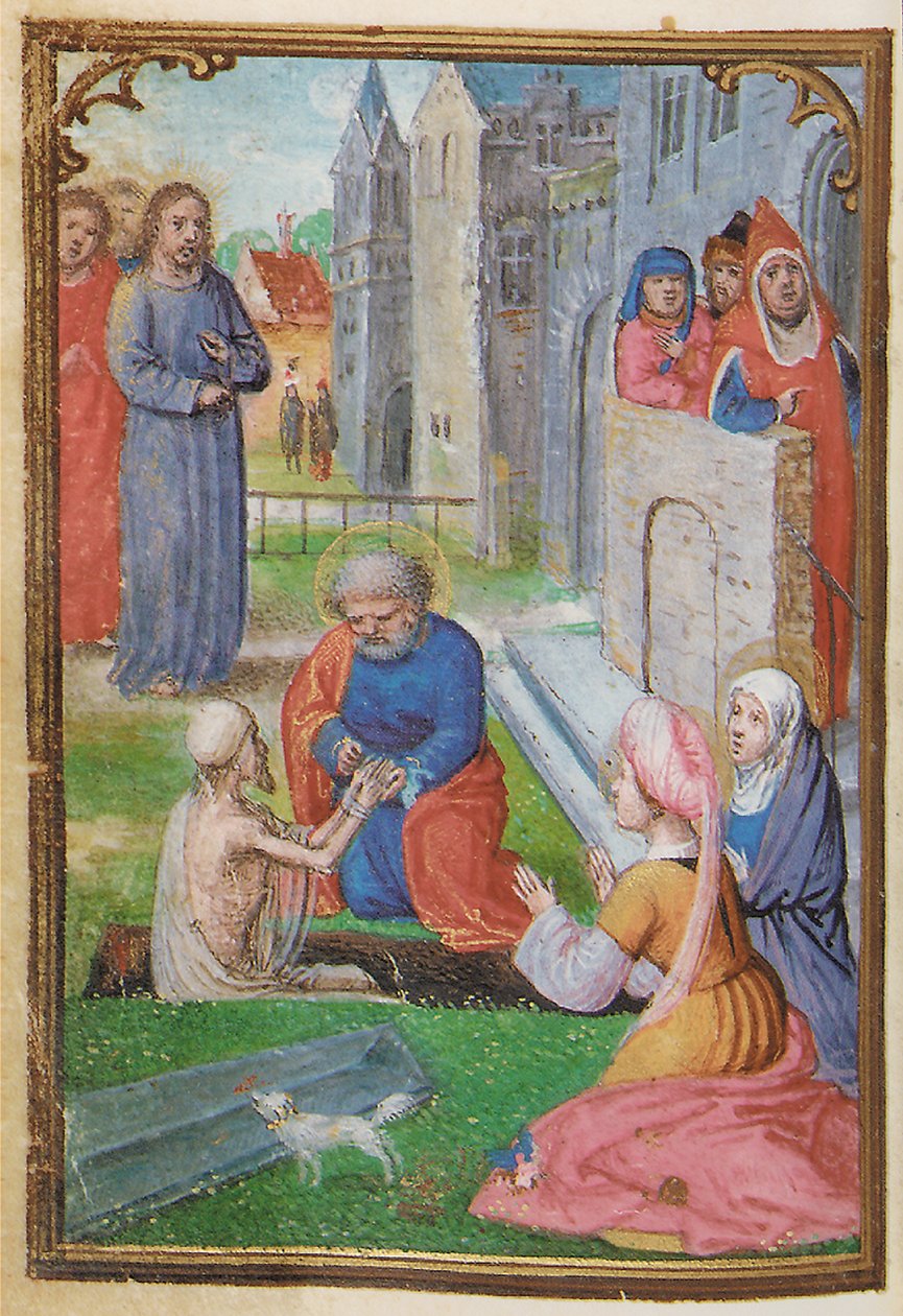 Folio från en miniatyrbok med timmar, användning av Rom, Brygge, 1530-35 av Simon Bening