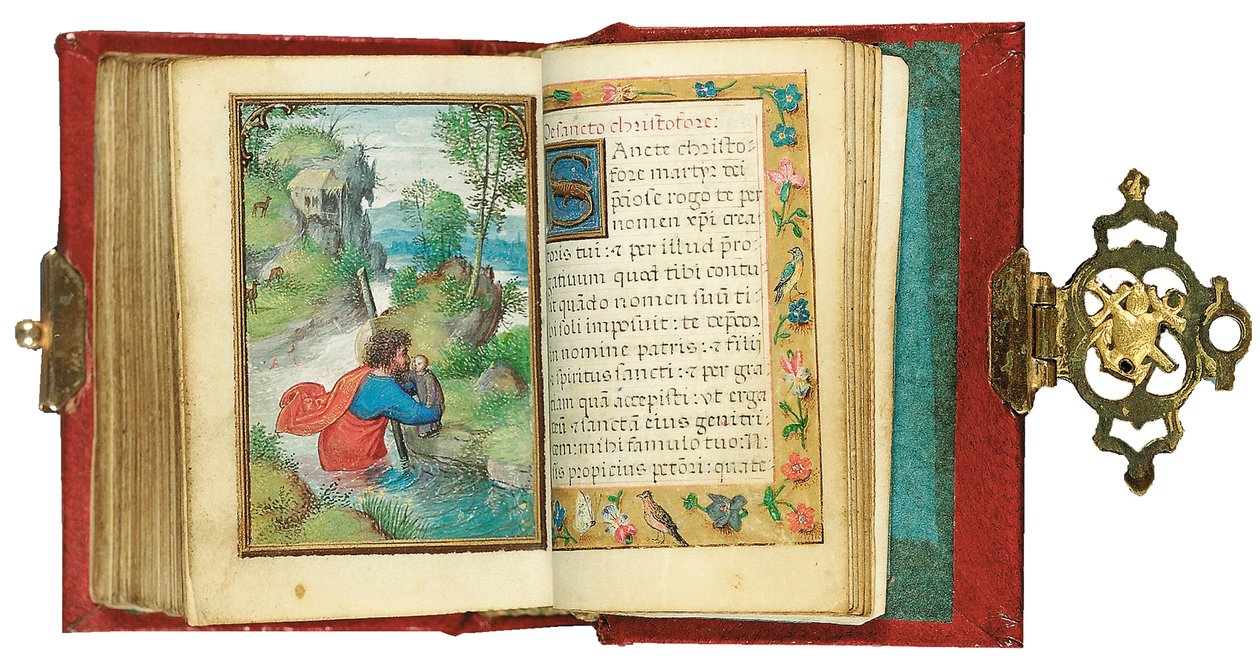 Folio från en miniatyrbok med timmar, användning av Rom, Brygge, 1530-35 av Simon Bening