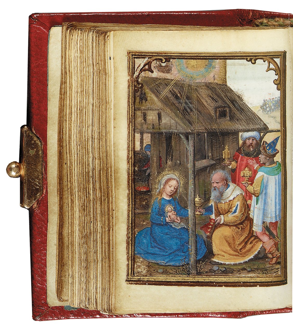 Folio från en miniatyrbok med timmar, användning av Rom, Brygge, 1530-35 av Simon Bening