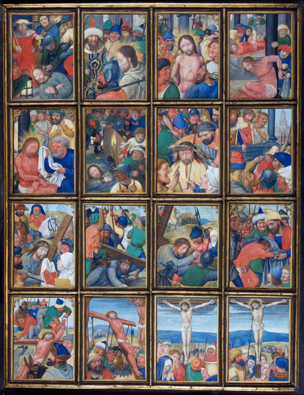Tafel aus dem Stein-Quadriptychon av Simon Bening