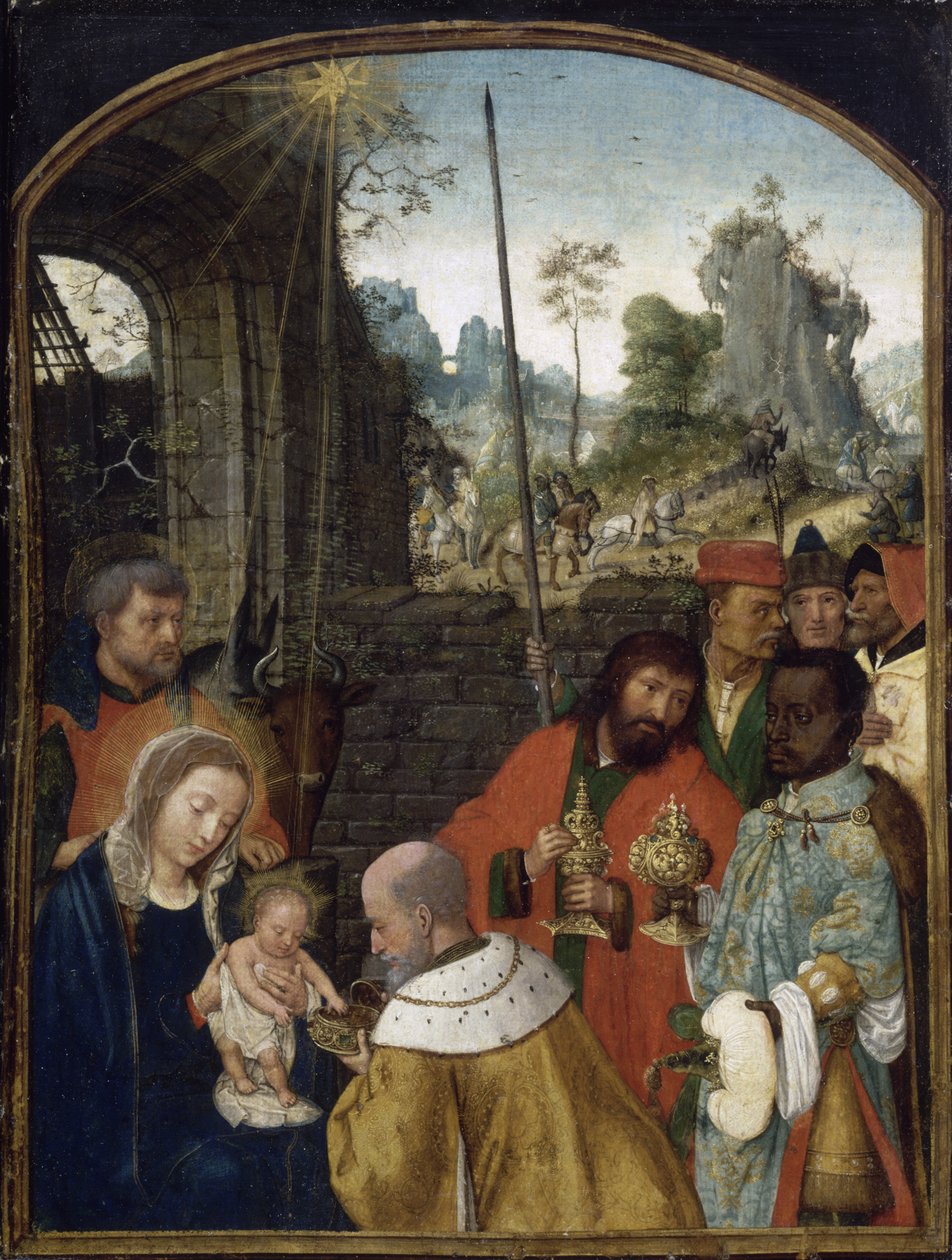 The Adoration of the Magi, första hälften av 1500-talet.. av Simon Bening
