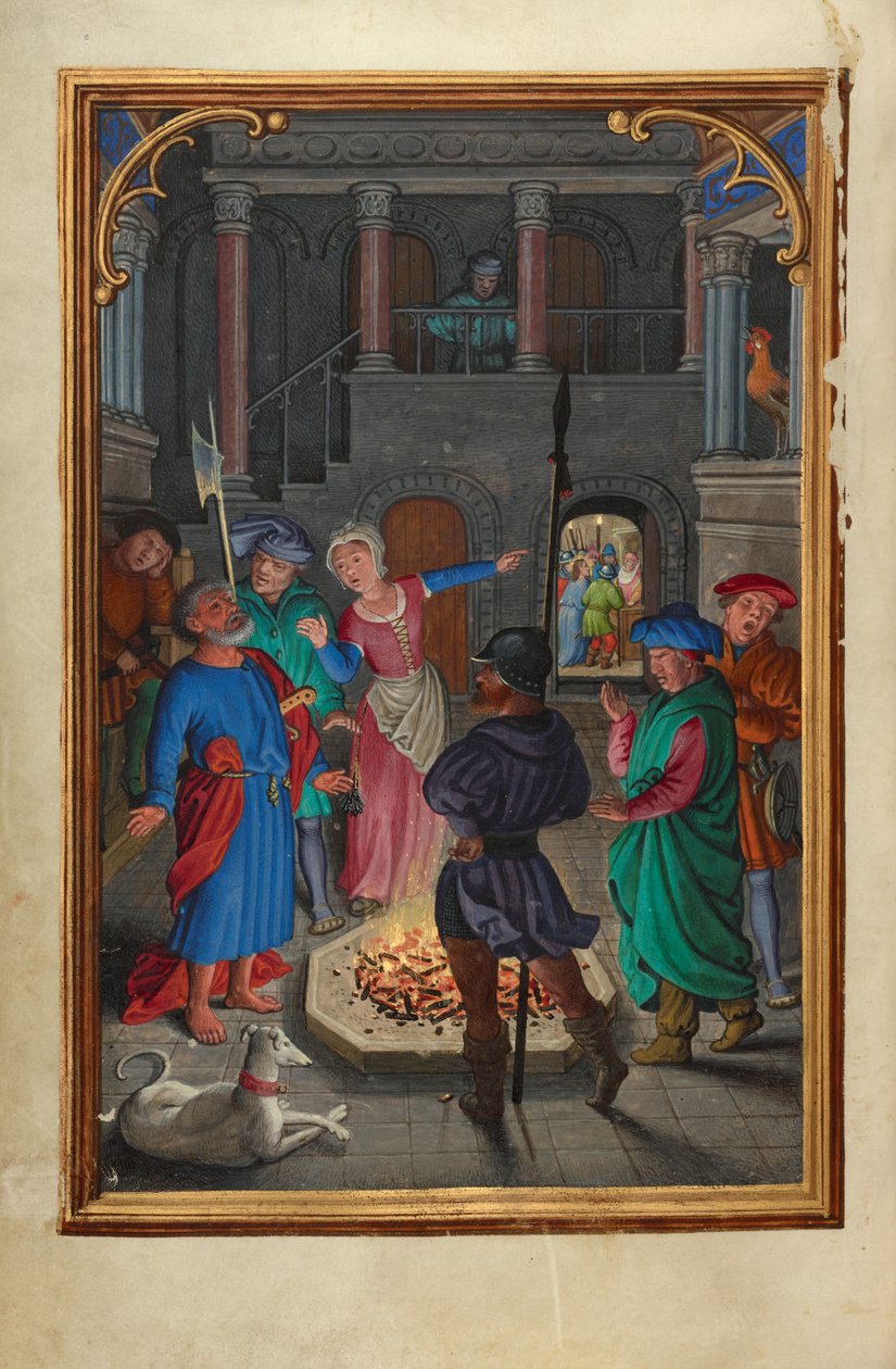 Förnekandet av Sankt Petrus av Simon Bening