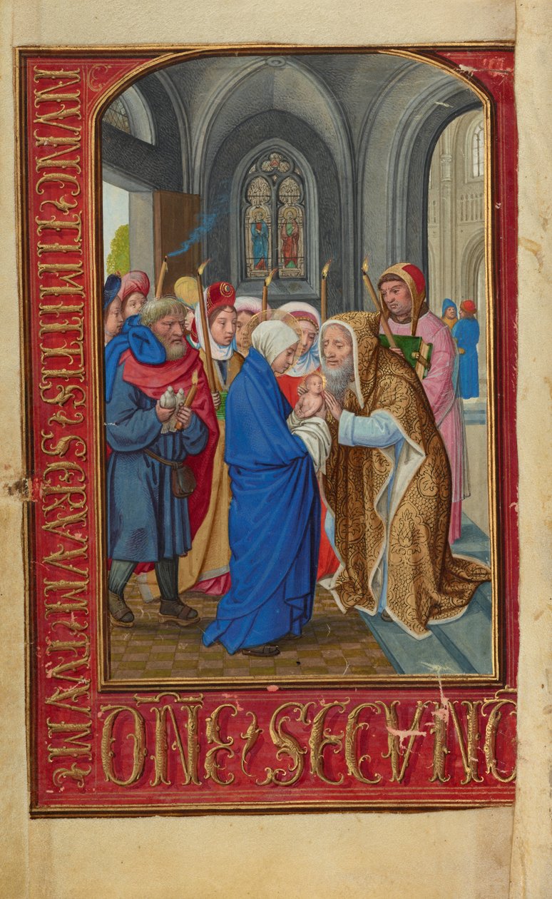 Presentationen i templet av Simon Bening
