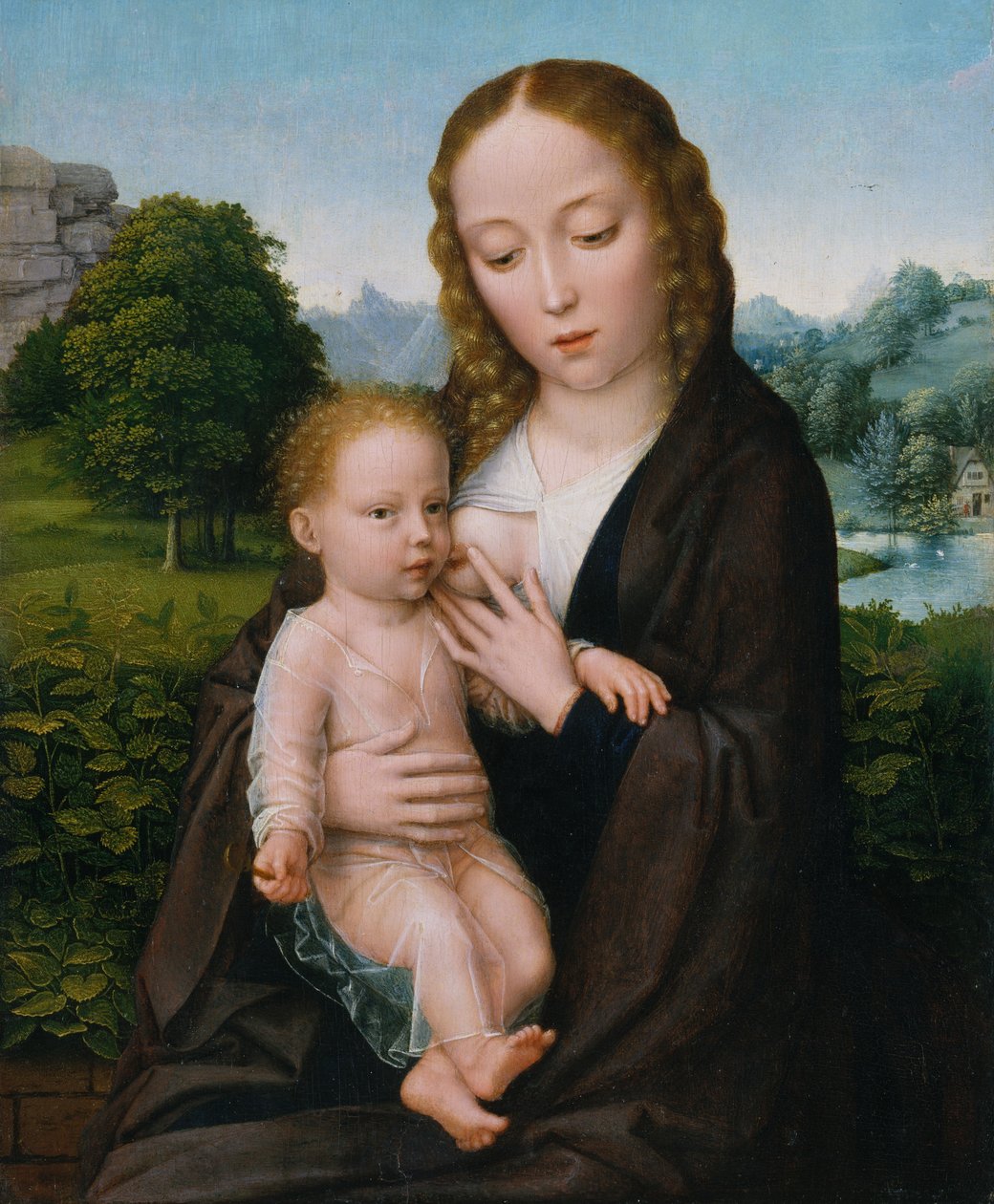 Jungfru och barn, ca. 1520. av Simon Bening