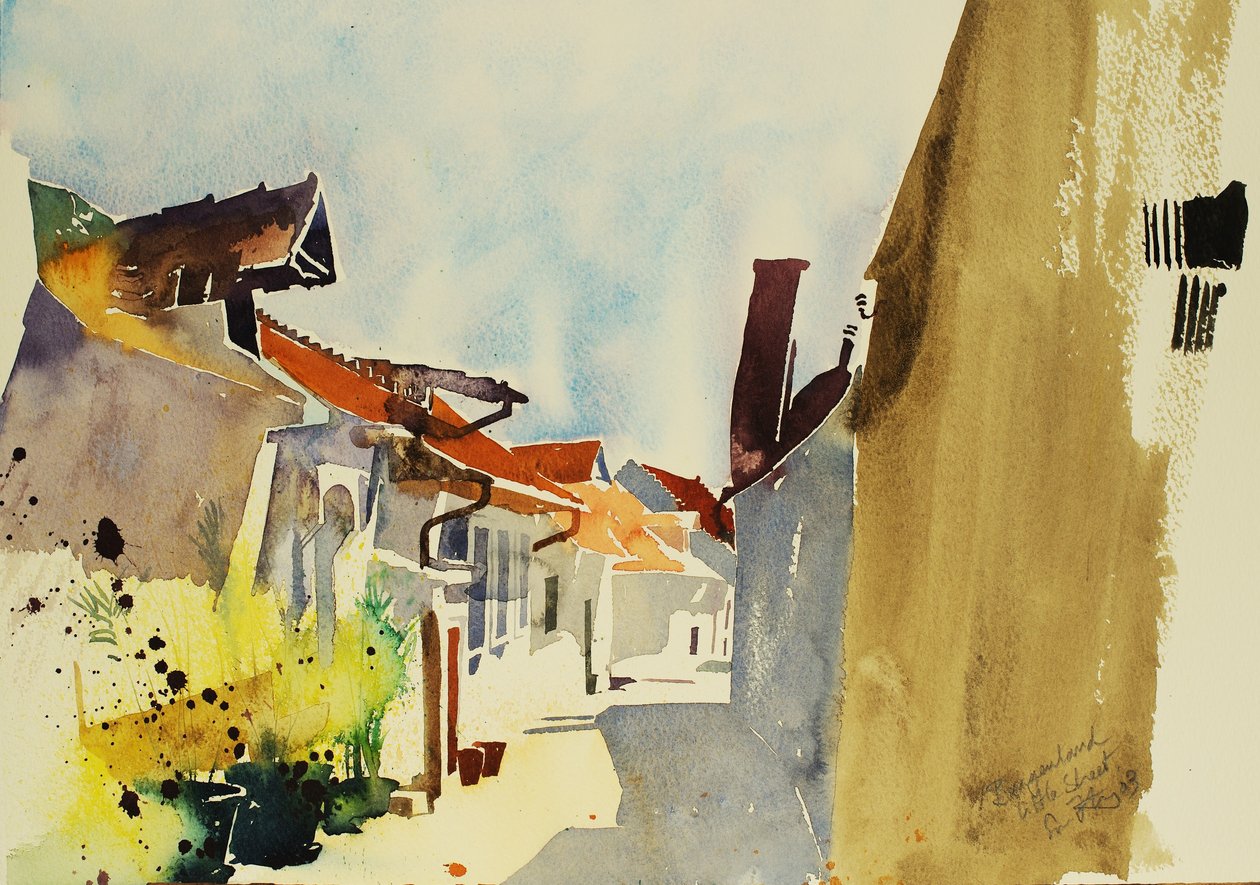 Burgenland, 2003 (akvarell) av Simon Fletcher